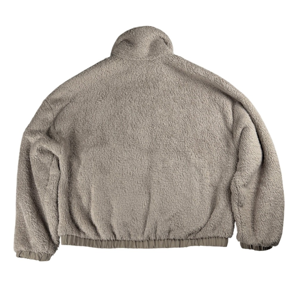 Vuori Women's Cozy Sherpa Full Zip Fleece Jacket Tan Medium VW530 - Picture 7 of 14